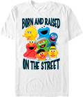 Born And Raised On The Street Sesame T-Shirt product image 1