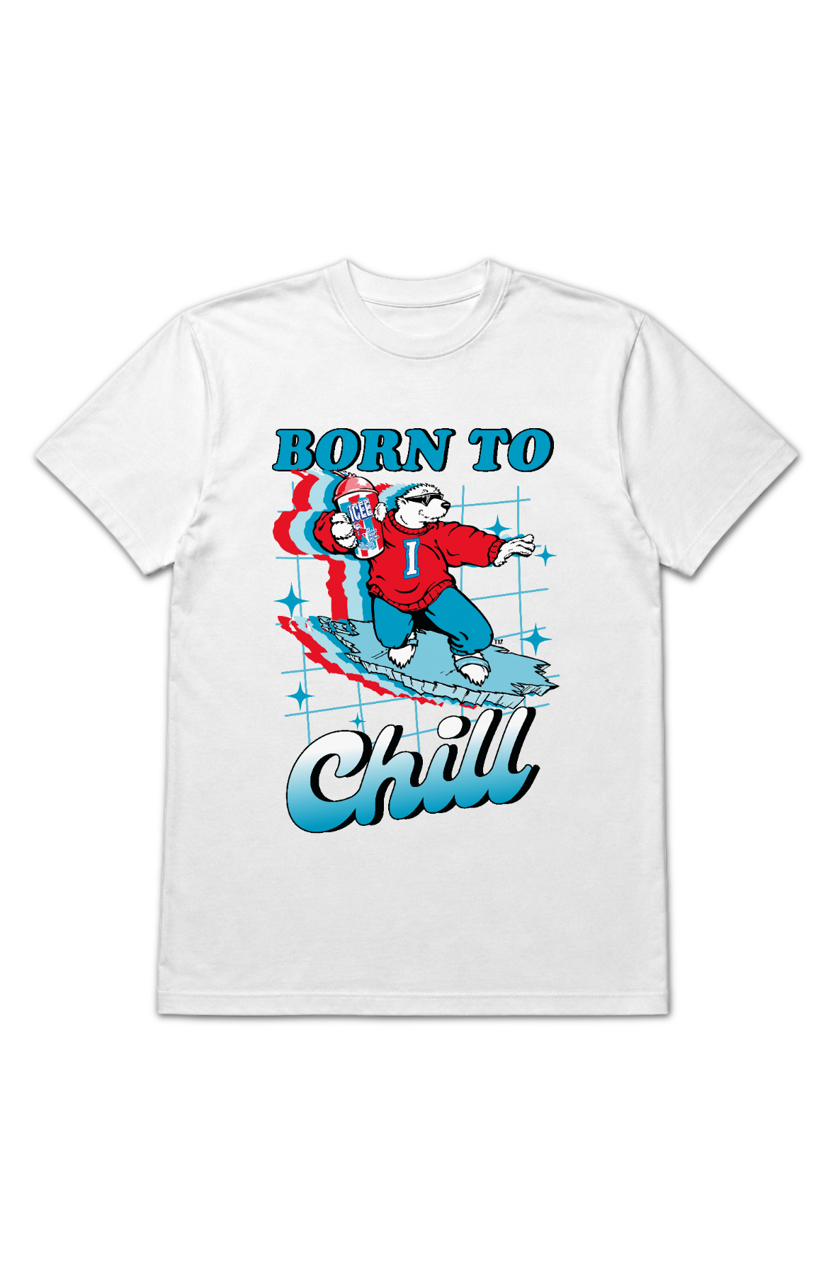 Born To Chill Bear ICEE T-Shirt product image 2