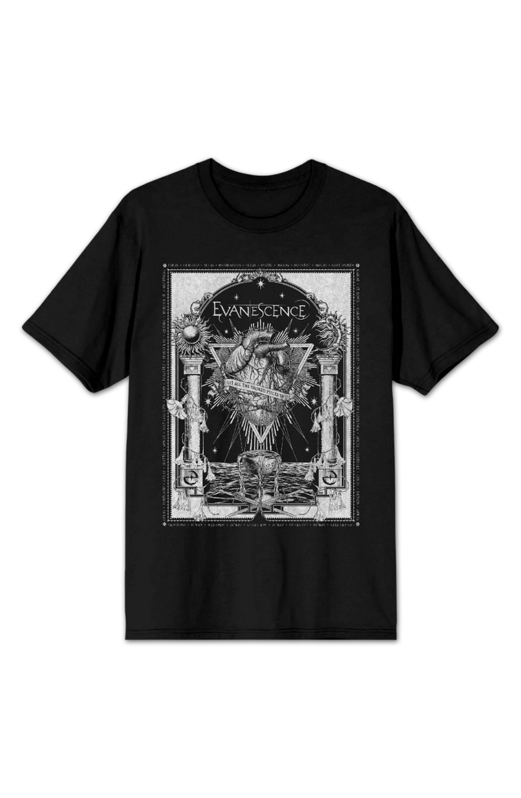 Broken Pieces Shine Evanescence T-Shirt product image 2