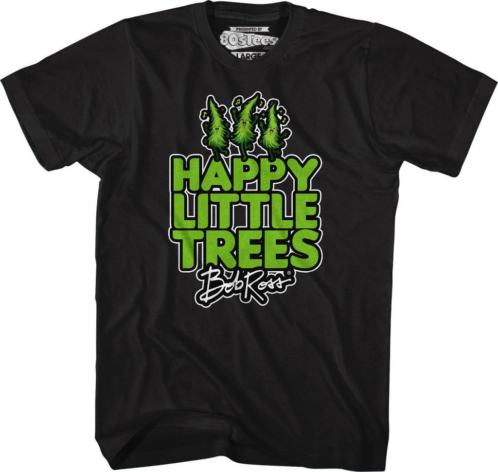 Happy Little Trees Bob Ross T-Shirt product image 1
