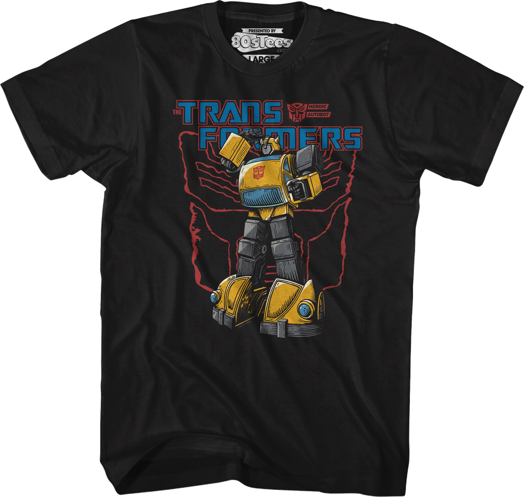 Bumblebee Battle Pose Transformers T-Shirt product image 1