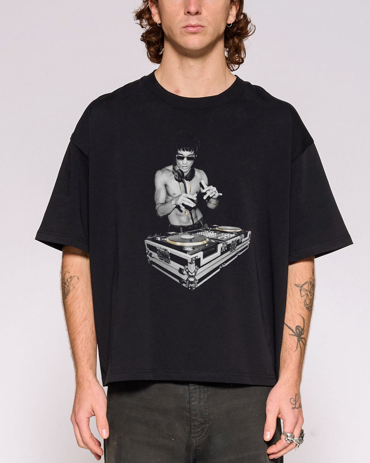 DJ Bruce Lee Oversized Crop Tee product image 1
