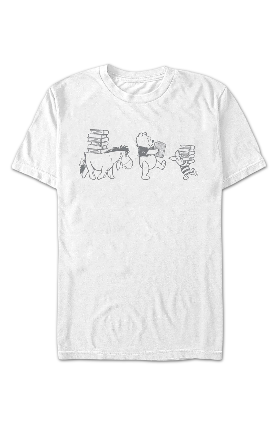 Carrying Books Winnie The Pooh T-Shirt product image 2