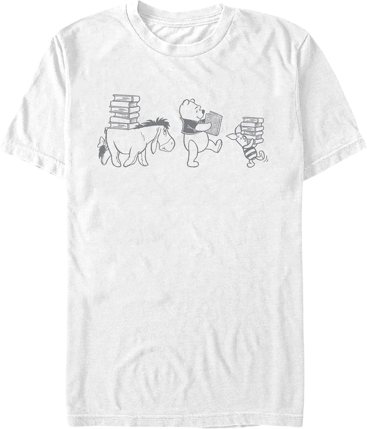 Carrying Books Winnie The Pooh T-Shirt product image 1