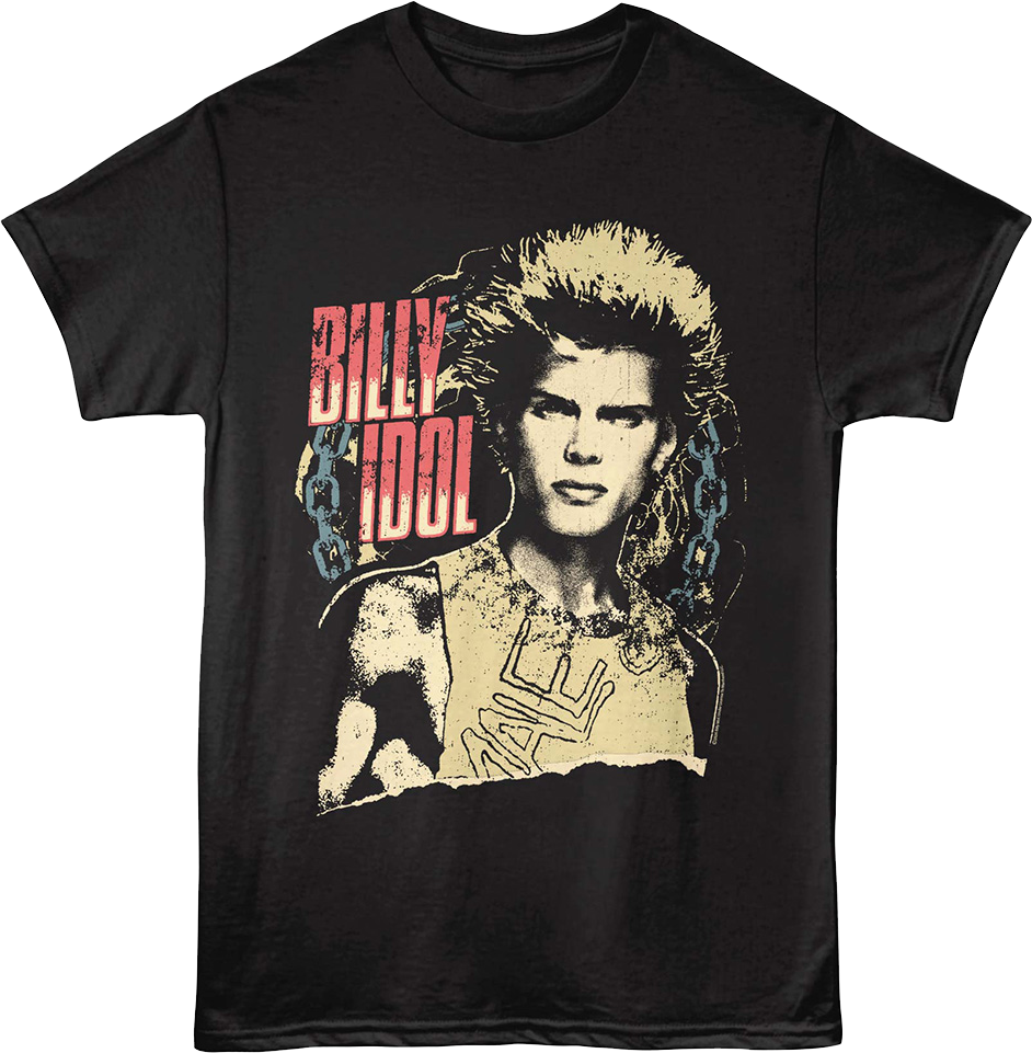 Chain Photo Billy Idol T-Shirt product image 1