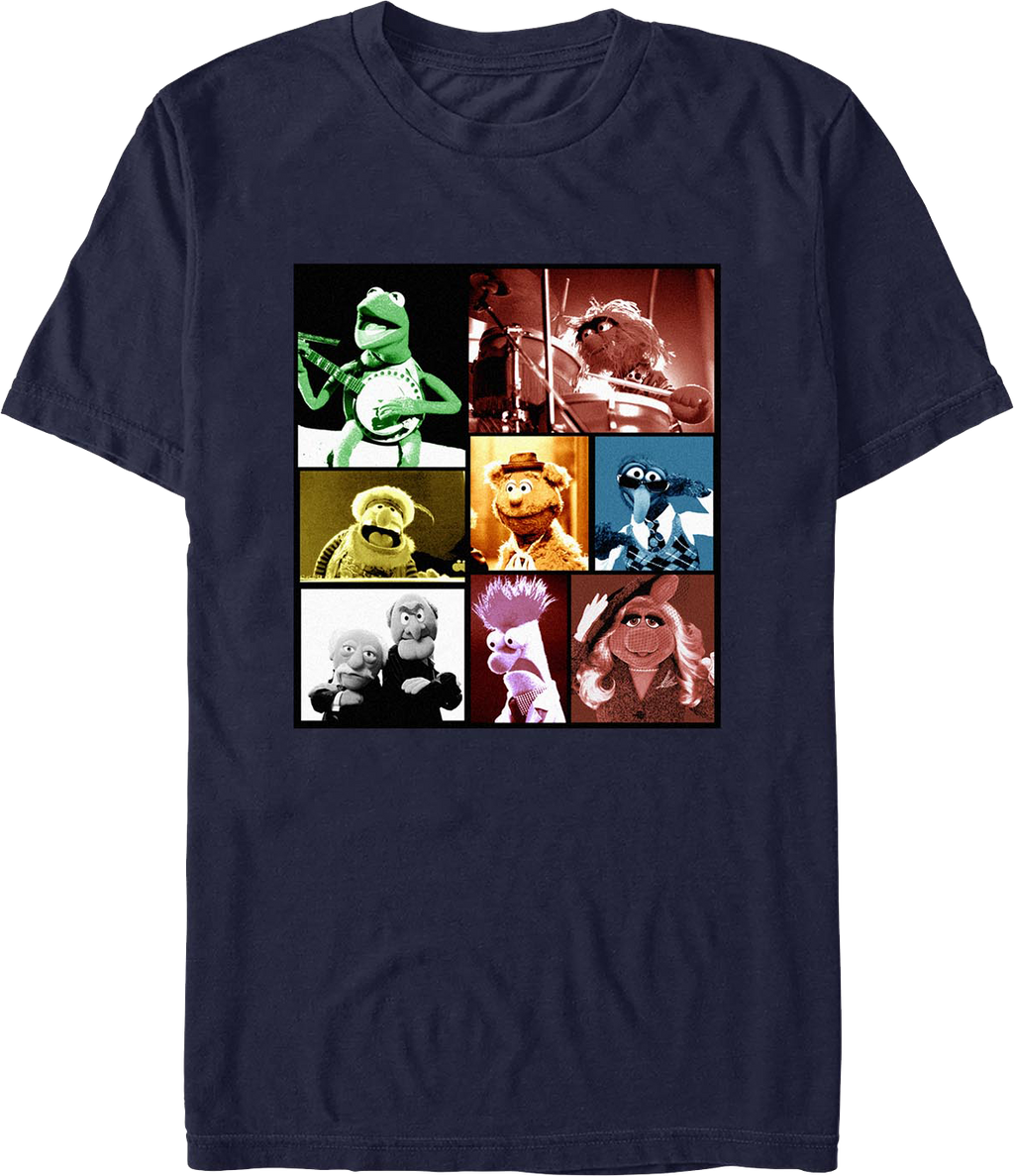 Character Collage Box Muppets T-Shirt product image 1