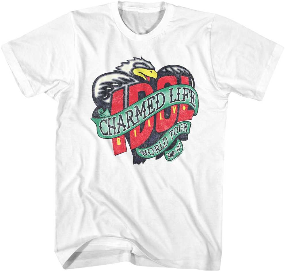 Charmed Life World Tour Billy Idol T-Shirt product image 1