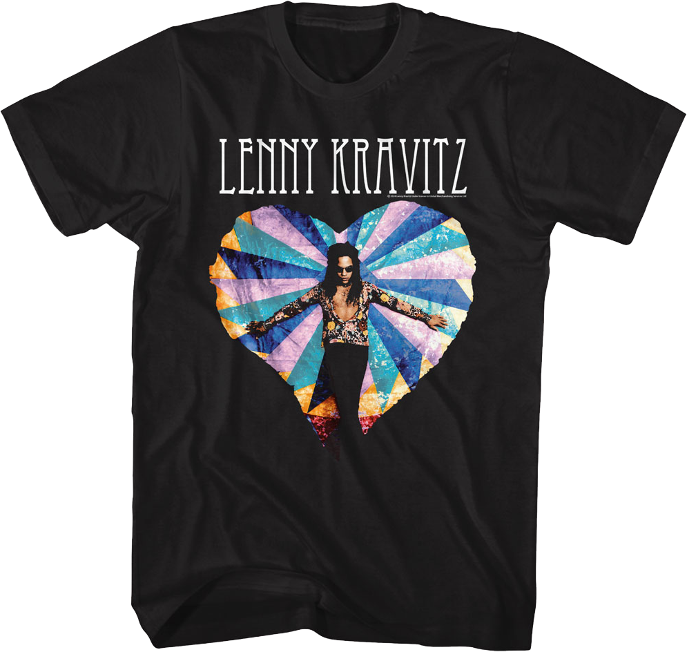 Colorful Heart Lenny Kraviz T-Shirt product image 1