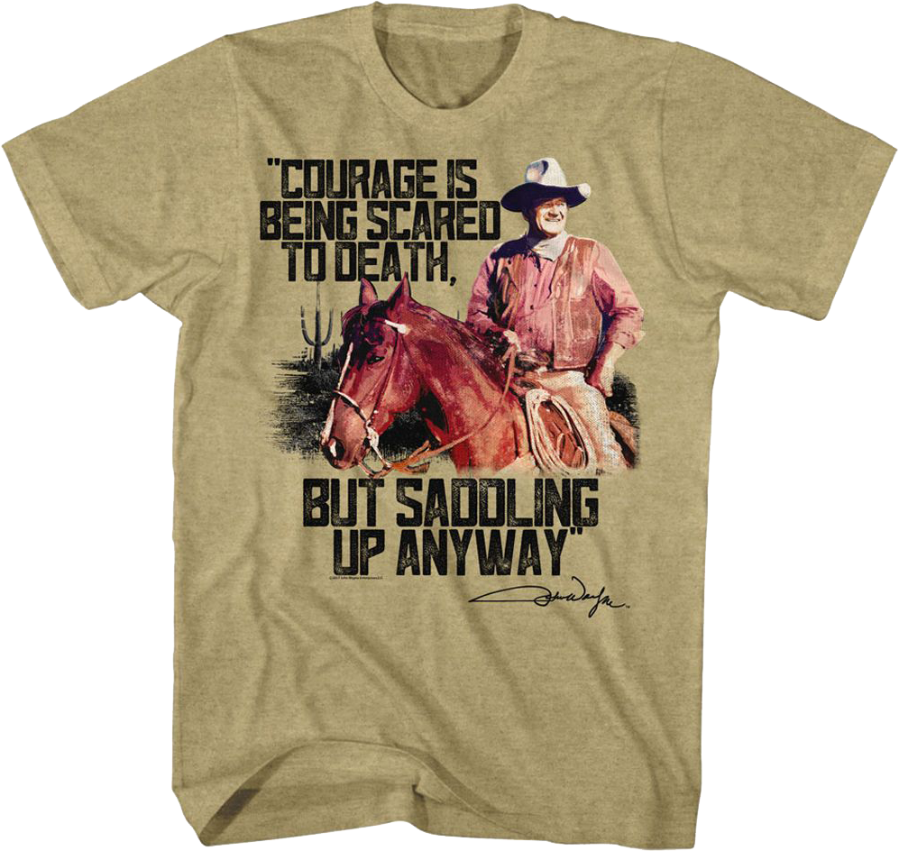 Saddling Up John Wayne T-Shirt product image 1
