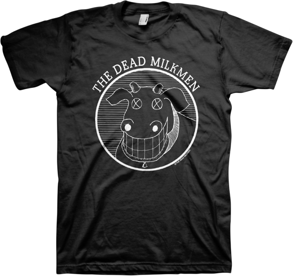 Cow Logo Dead Milkmen T-Shirt product image 1