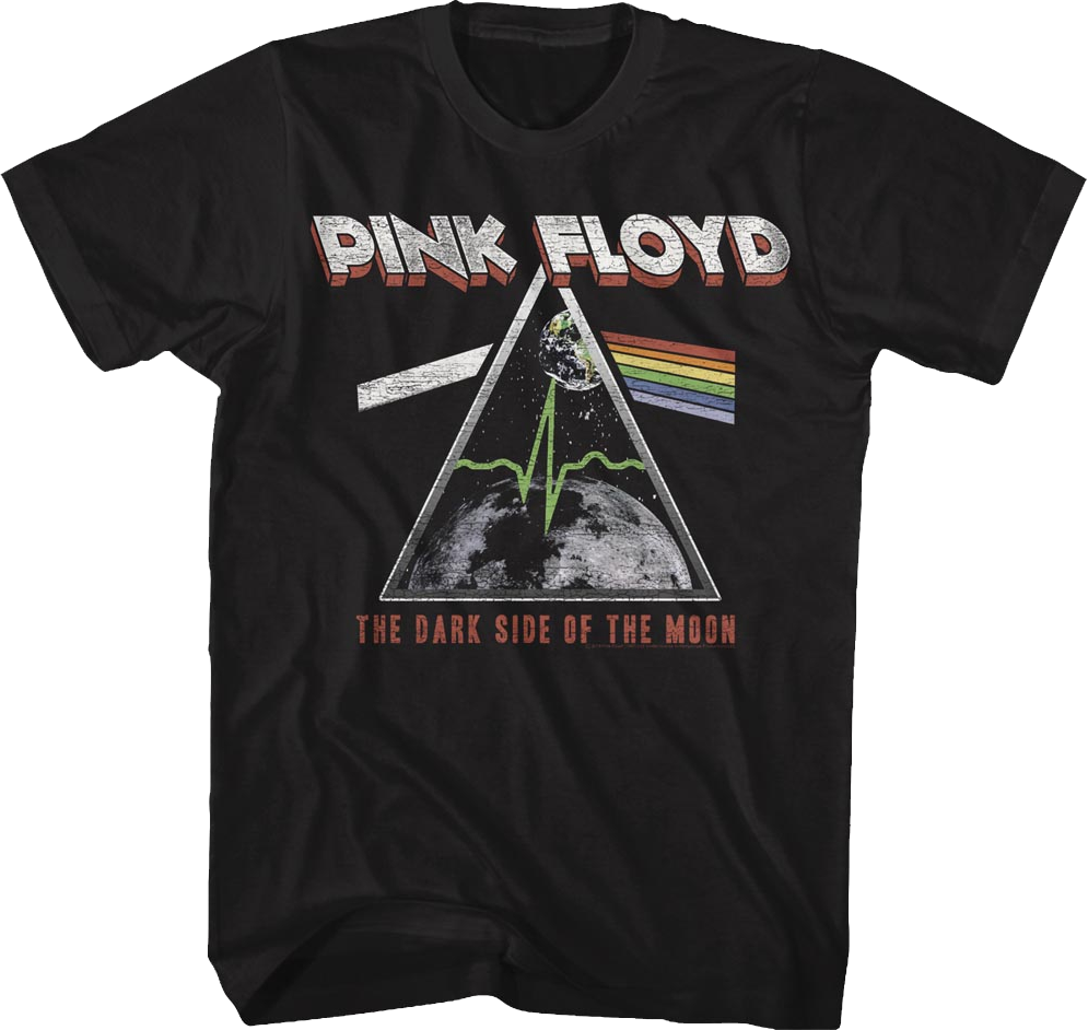 Vintage Dark Side of the Moon Prism Pink Floyd T-Shirt product image 1