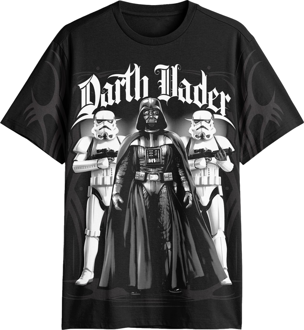 Darth Vader & Stormtroopers Cyber Sigilism Star Wars T-Shirt product image 1