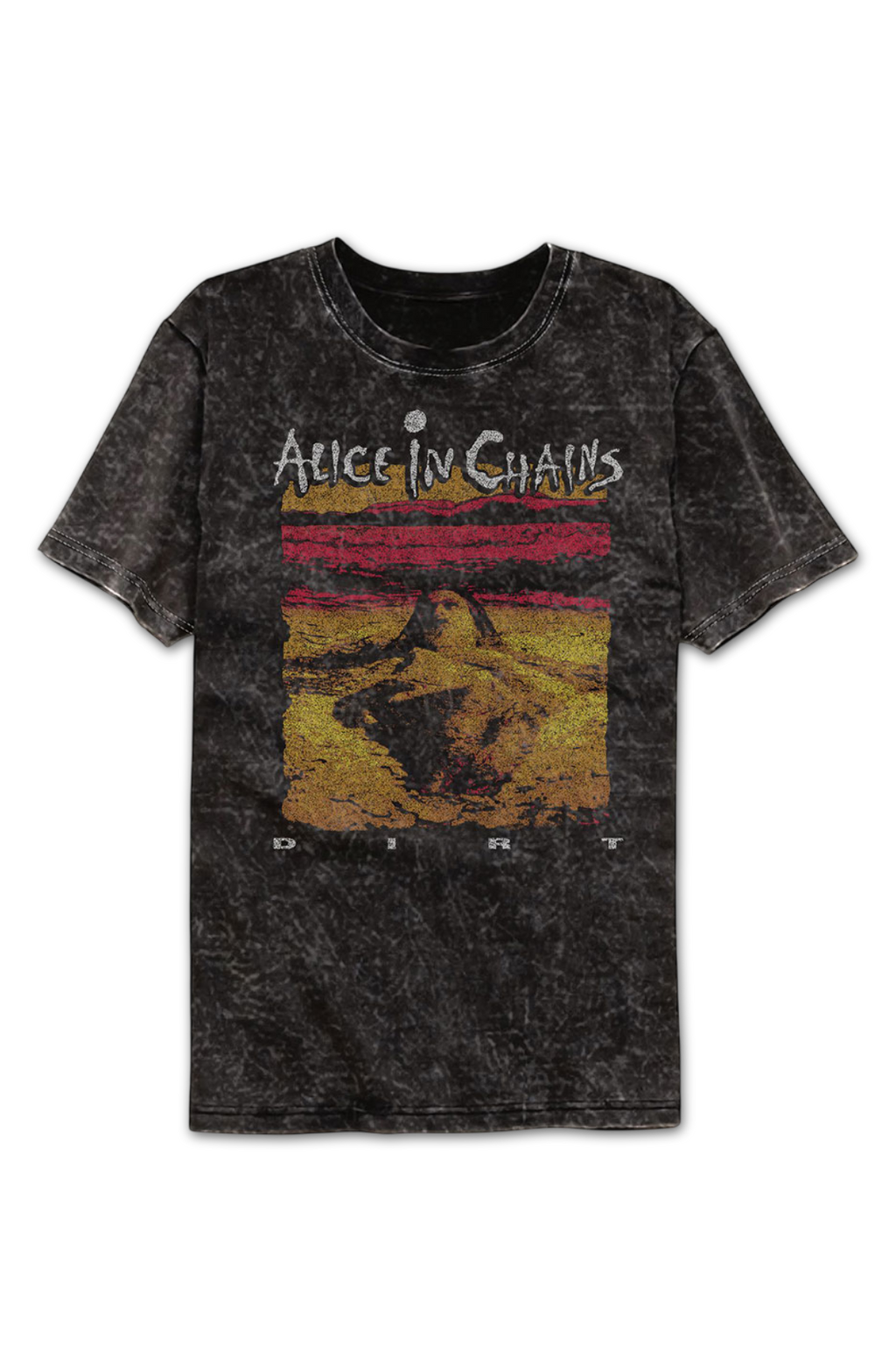 Dirt Cover Artwork Alice In Chains Mineral Wash T-Shirt product image 2