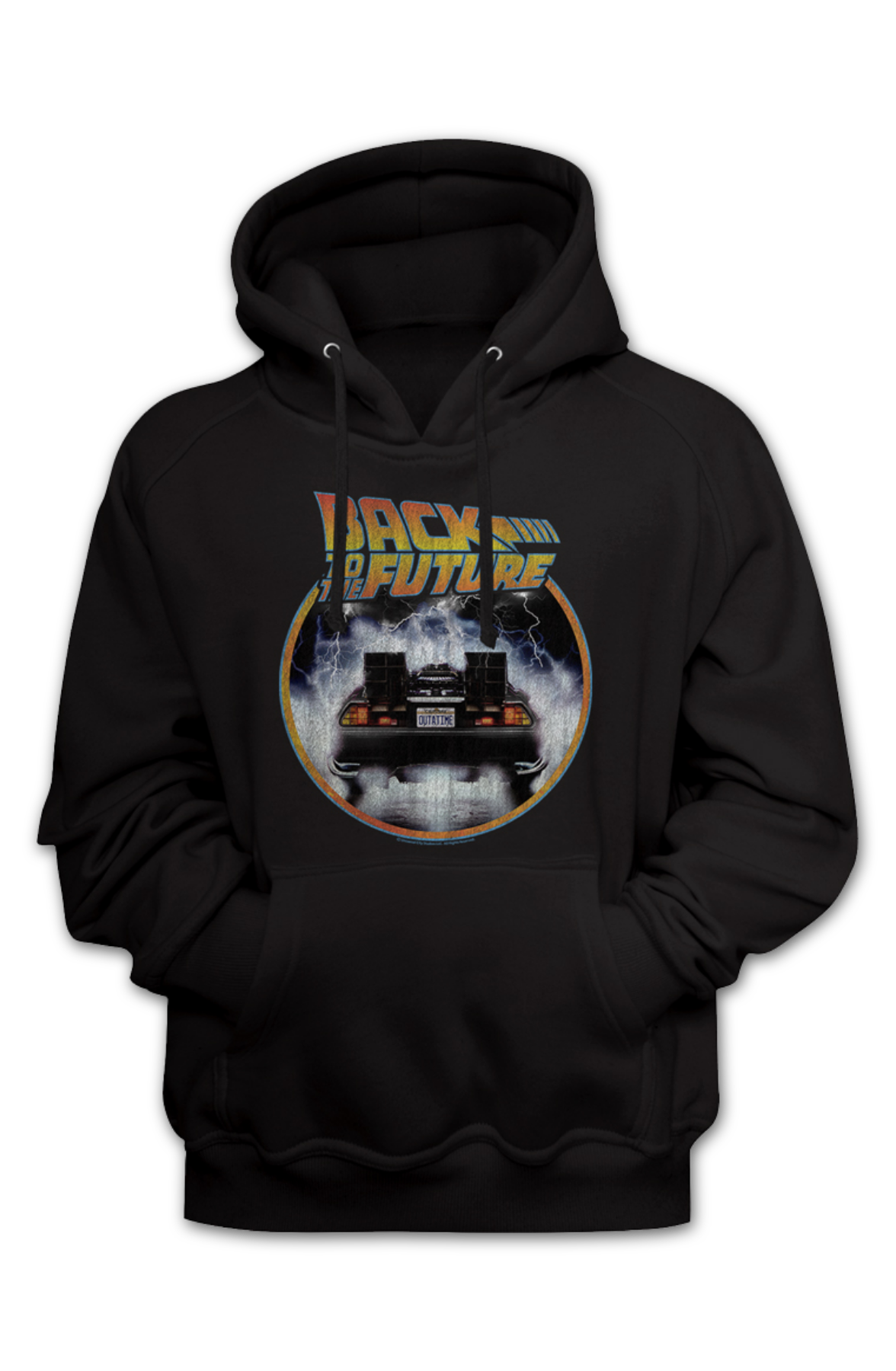 Distressed DeLorean Back To The Future Hoodie product image 2