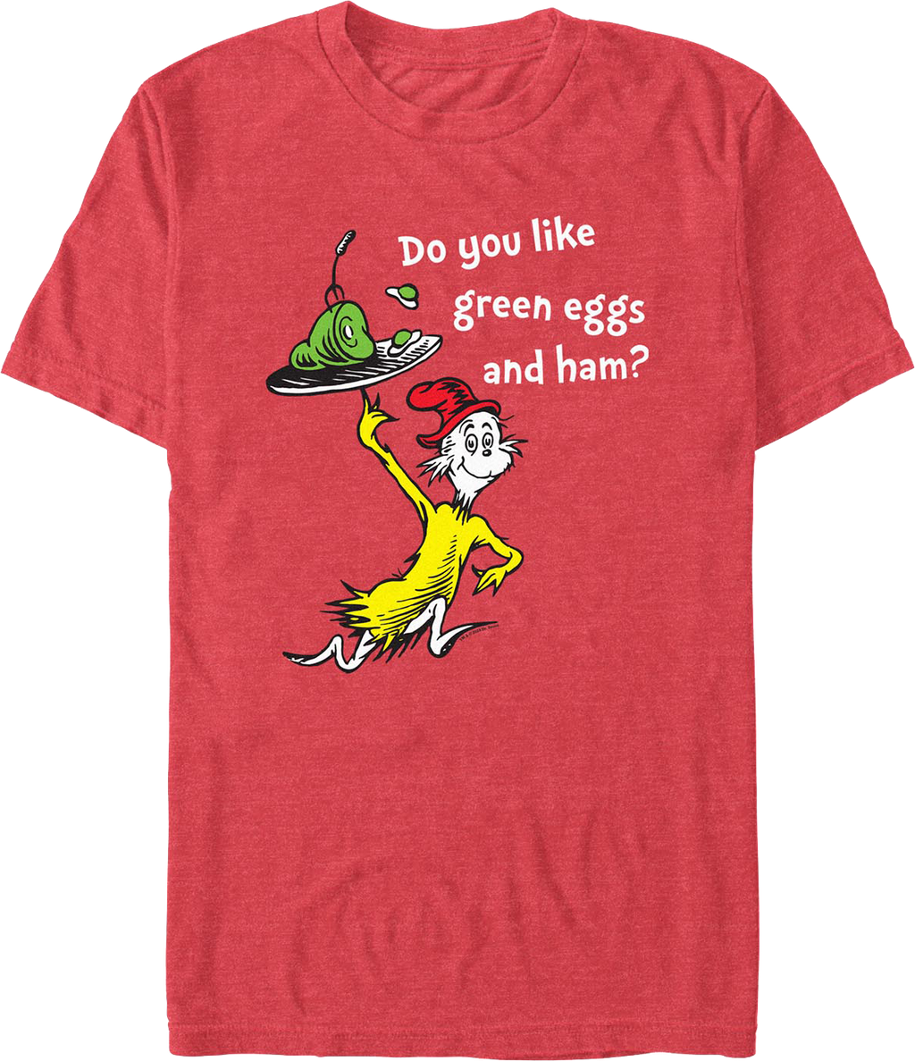 Do You Like Green Eggs and Ham Dr. Seuss T-Shirt product image 1