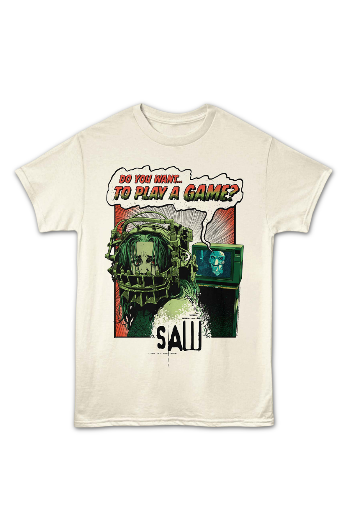 Do You Want To Play A Game Illustration Saw T-Shirt product image 2
