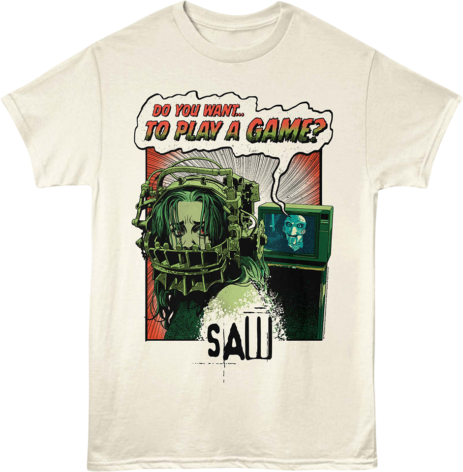 Do You Want To Play A Game Illustration Saw T-Shirt product image 1