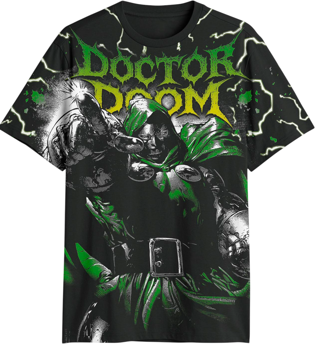 Doctor Doom Cyber Sigilism Marvel Comics T-Shirt product image 1