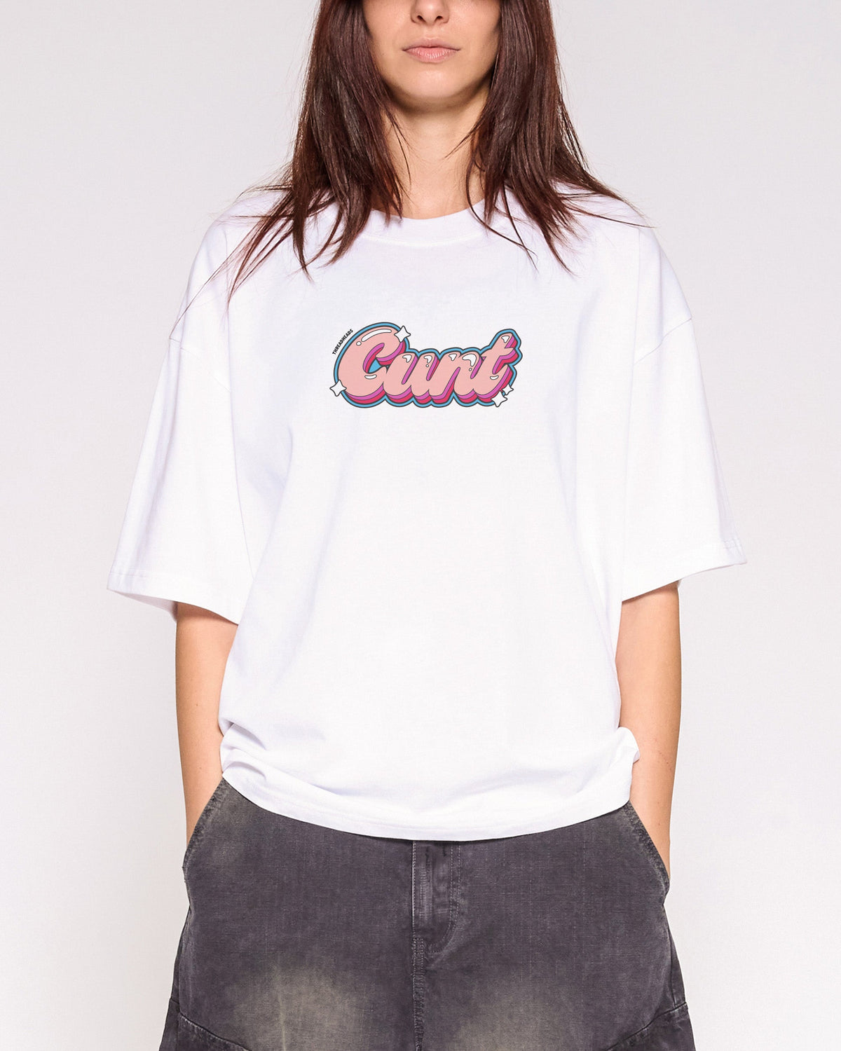 Cunt Oversized Crop Tee product image 1