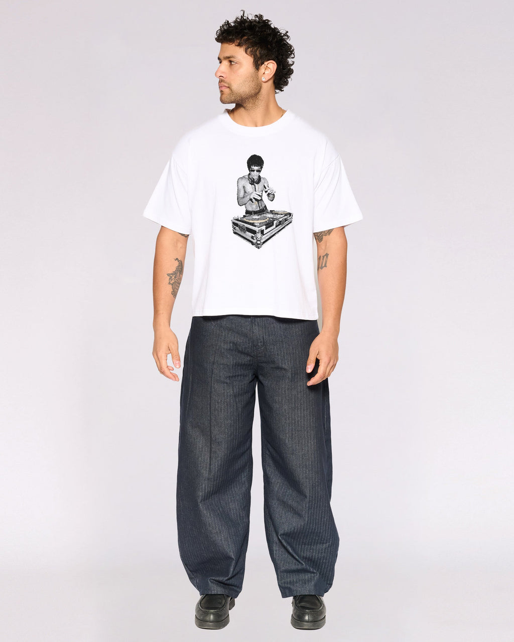DJ Bruce Lee Oversized Crop Tee product image 4