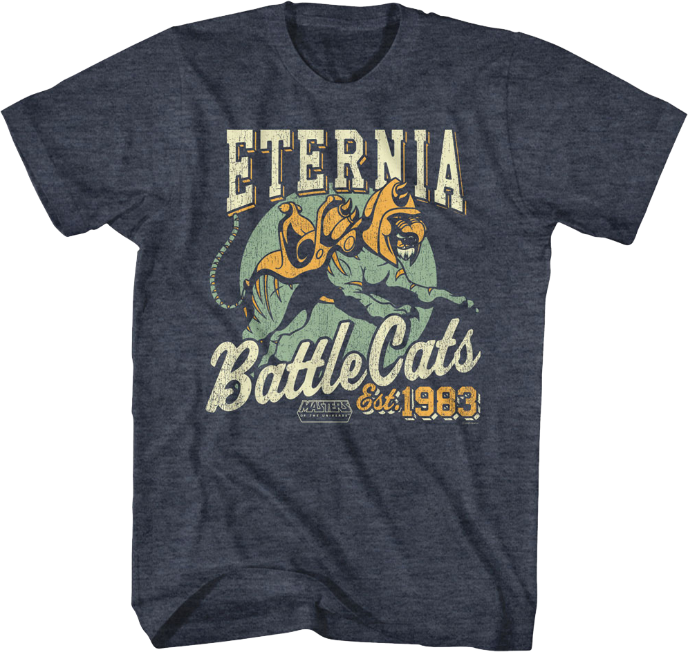 Vintage Eternia Battle Cats Masters of the Universe T-Shirt product image 1