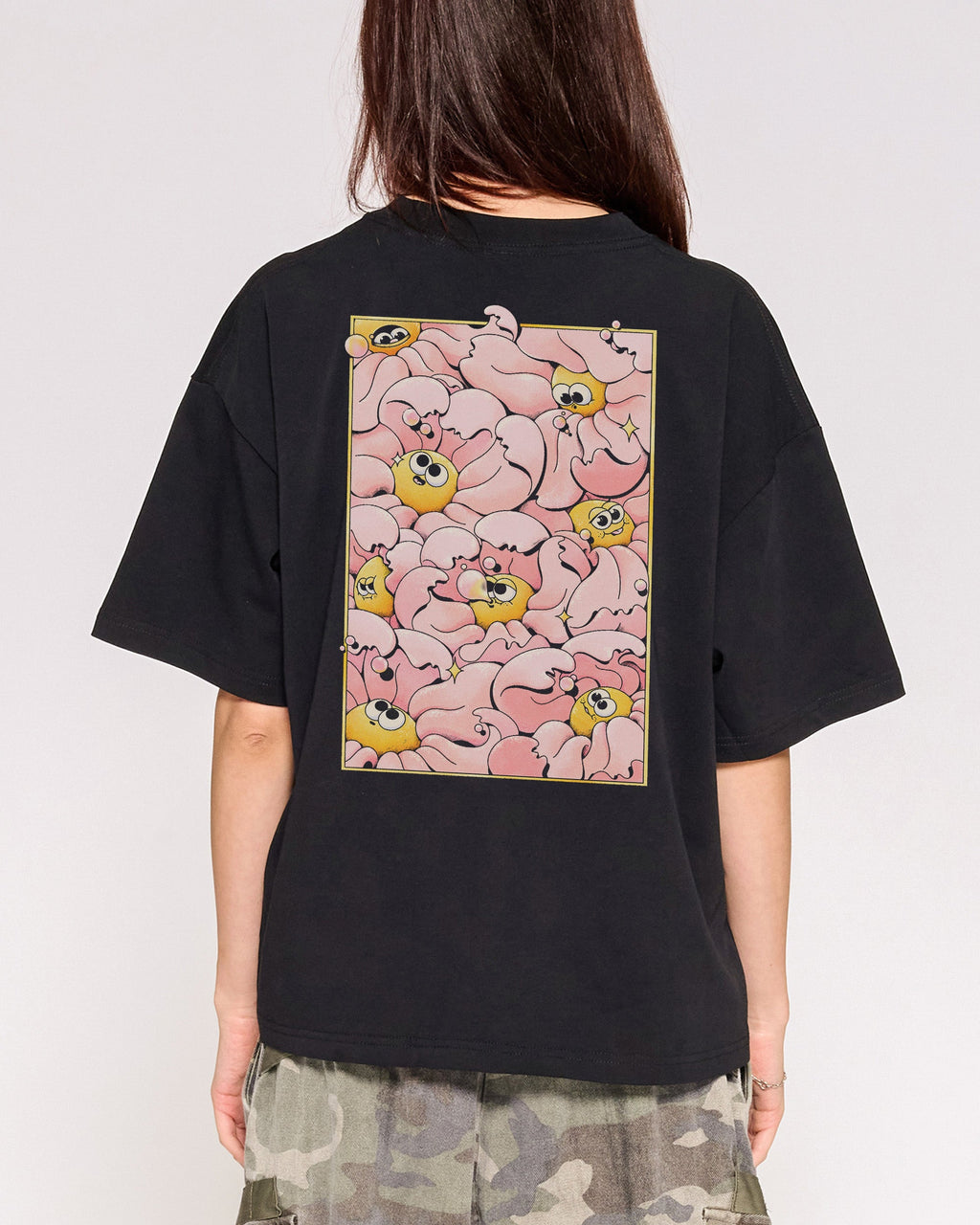 Bubble Blossom Oversized Crop Tee product image 4