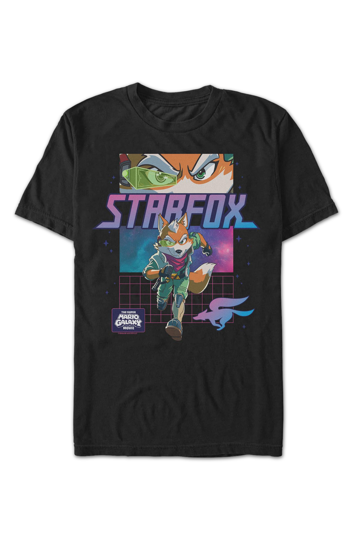 Fox McCloud Mario Galaxy Star T-Shirt product image 2