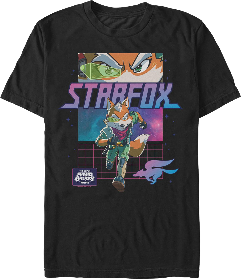 Fox McCloud Mario Galaxy Star T-Shirt product image 1