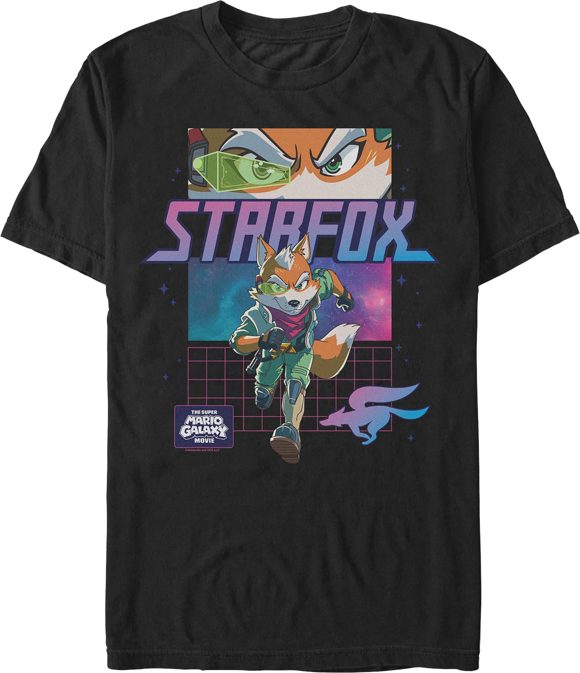 Fox McCloud Mario Galaxy Star T-Shirt product image 1