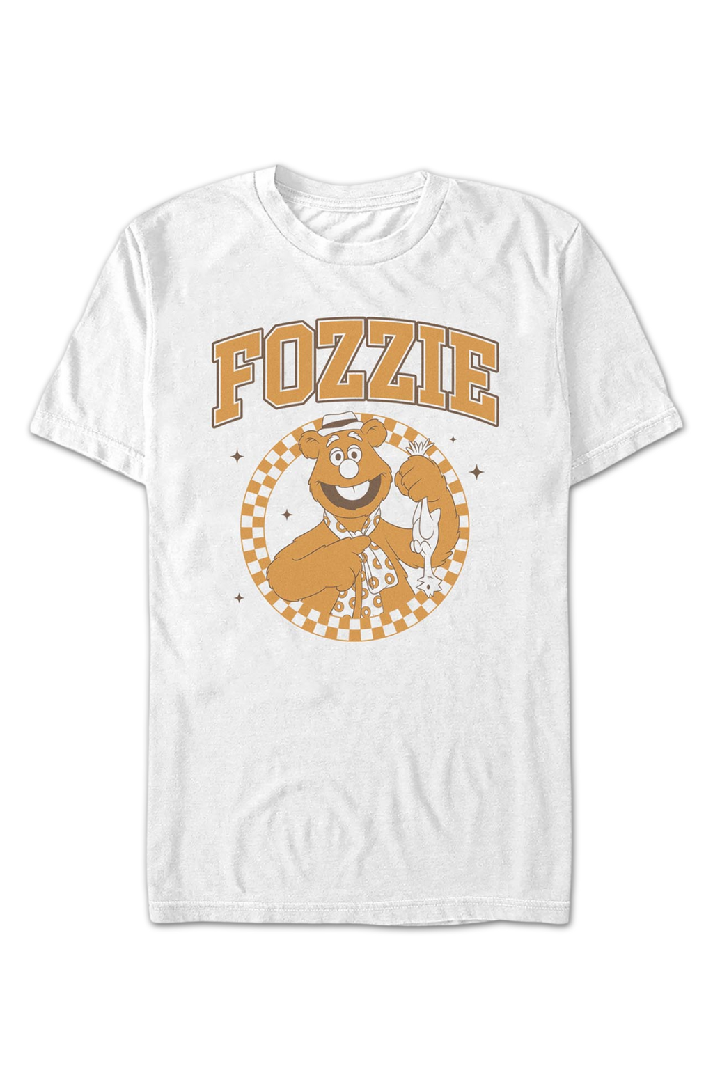 Fozzie Checkered Circle Muppets T-Shirt product image 2