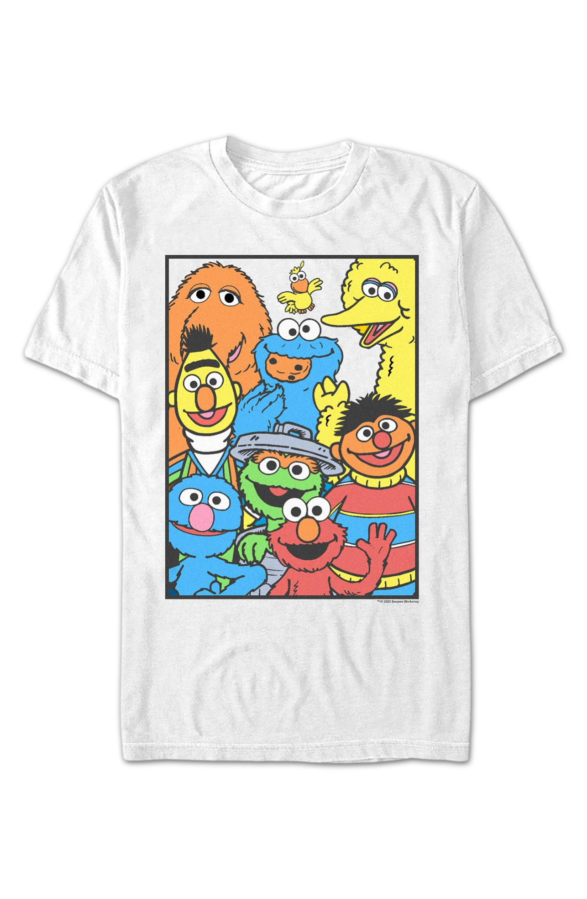 Framed Cast Photo Sesame Street T-Shirt product image 2