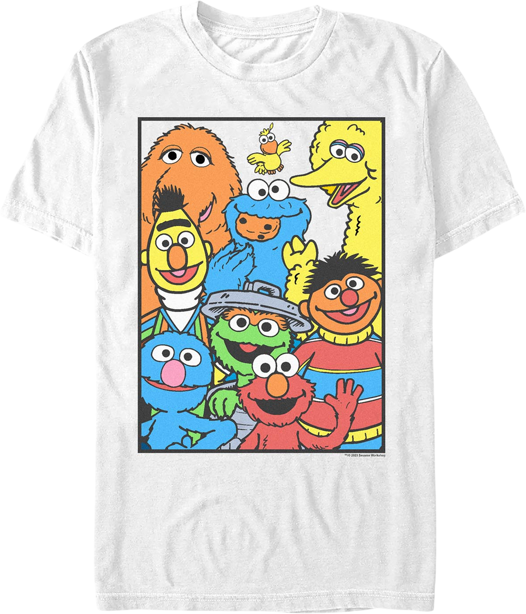 Framed Cast Photo Sesame Street T-Shirt product image 1