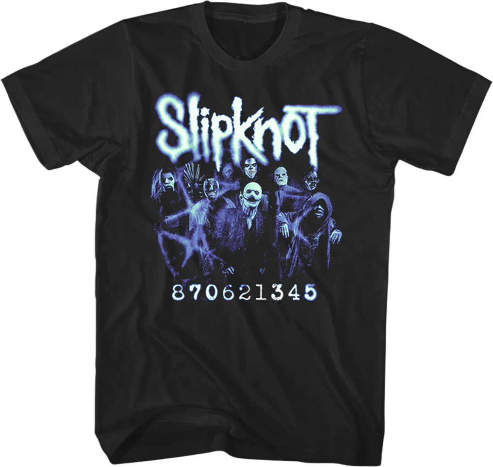 Front & Back Numbers Slipknot T-Shirt product image 1