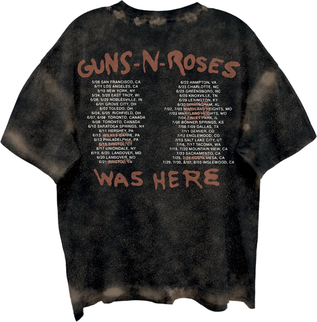 Front & Back Skeletons Guns N' Roses Oversized T-Shirt product image 3