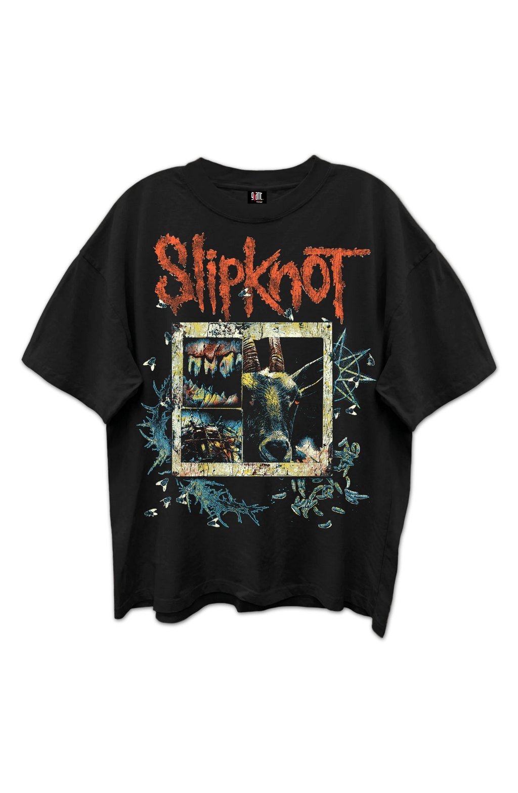 Front & Back Slipknot Oversized T-Shirt product image 2