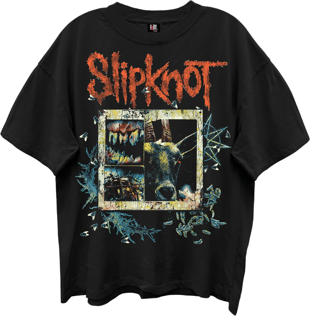 Front & Back Slipknot Oversized T-Shirt product image 1