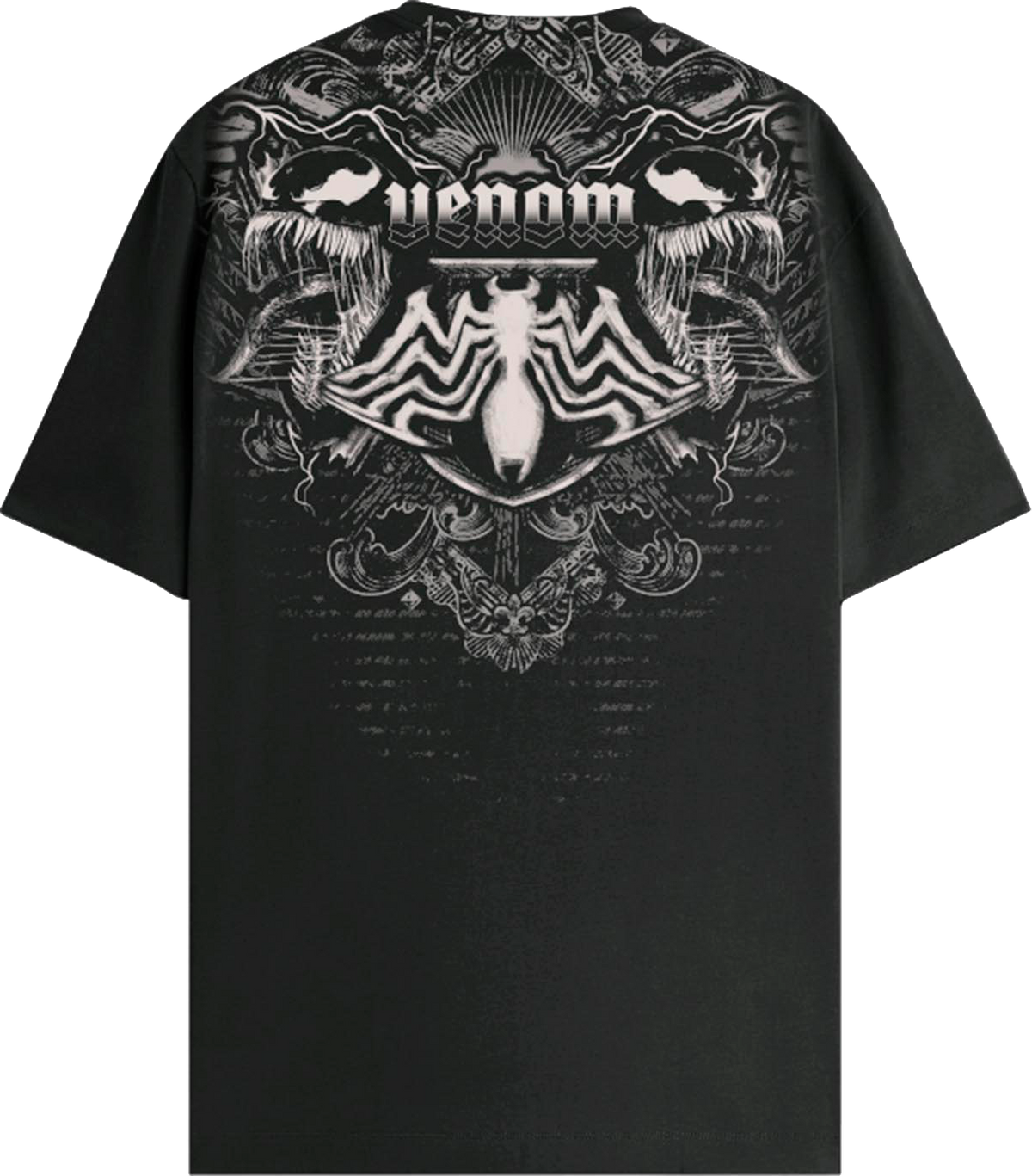 Front & Back Venom Cyber Sigilism Marvel Comics T-Shirt product image 3