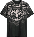 Front & Back Venom Cyber Sigilism Marvel Comics T-Shirt product image 1