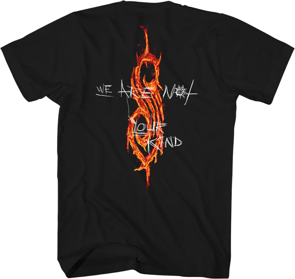 Front & Back We Are Nor Your Kind Slipknot T-Shirt product image 3