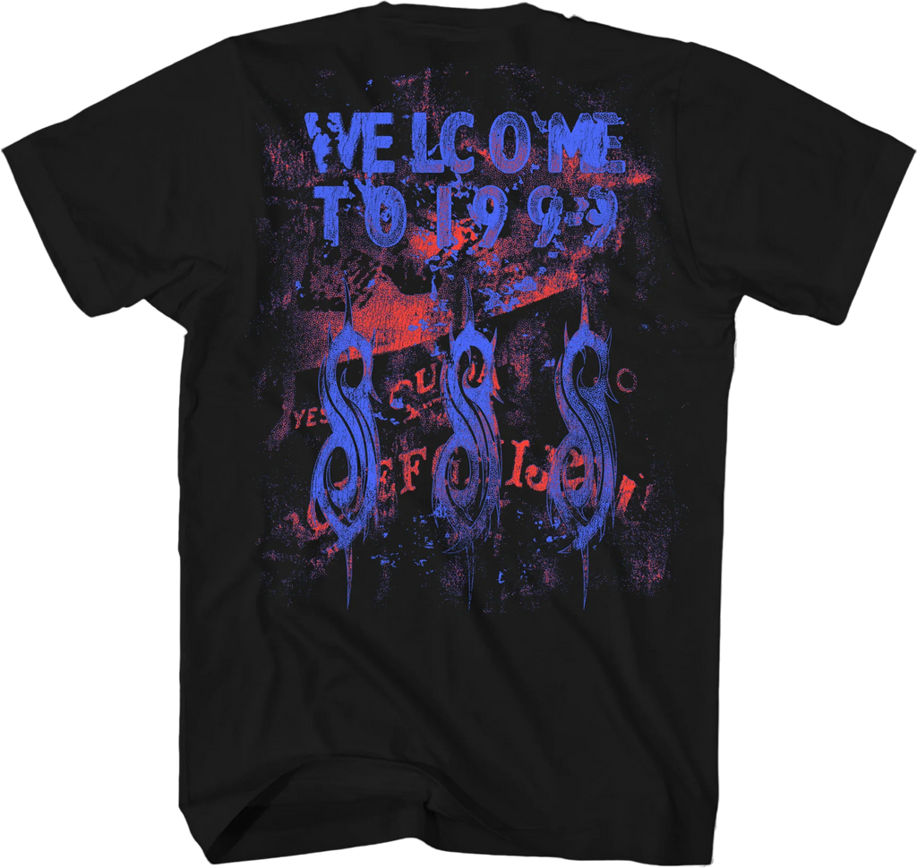 Front & Back Welcome To 1999 Slipknot T-Shirt product image 3