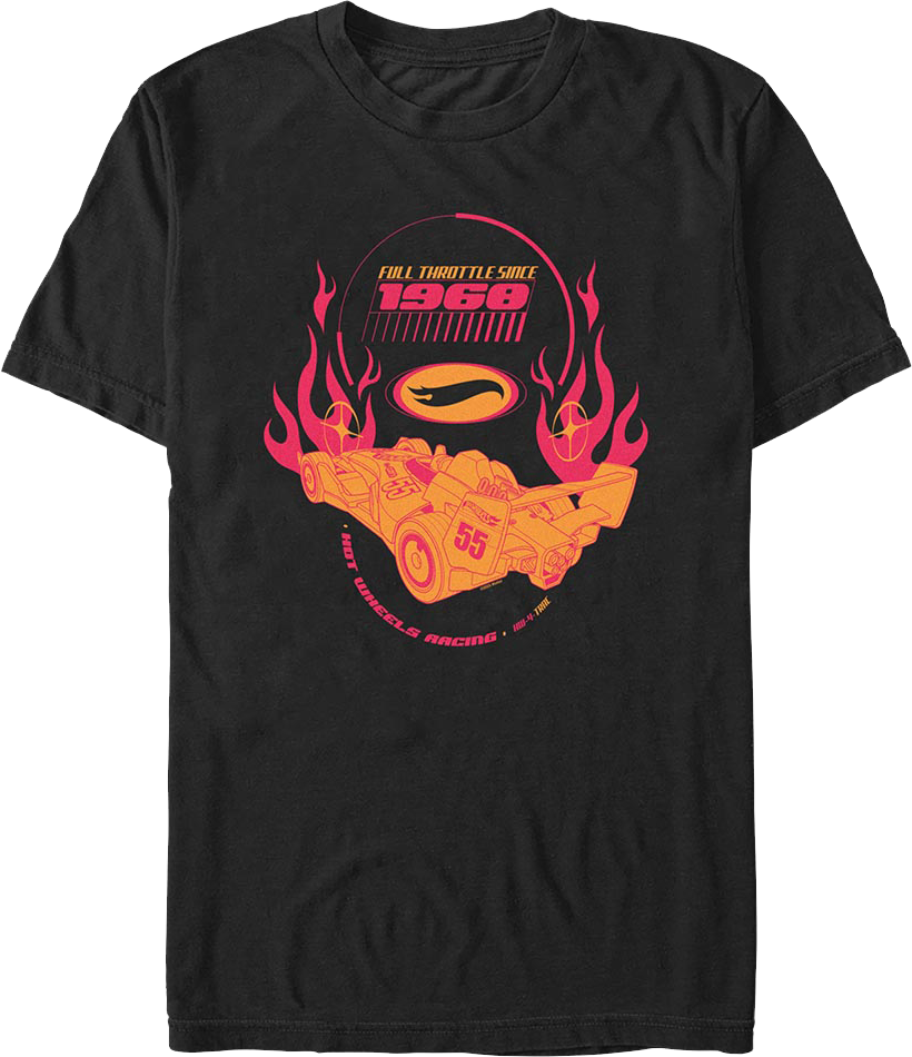 Full Throttle Since 1968 Hot Wheels T-Shirt product image 1