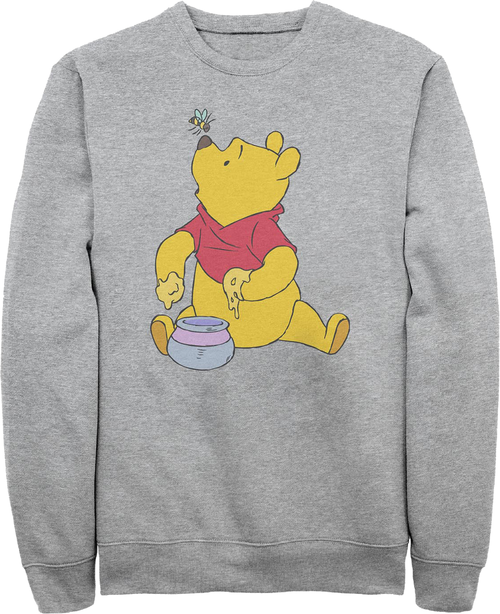 Gray Honey Bee Winnie The Pooh Sweatshirt product image 1