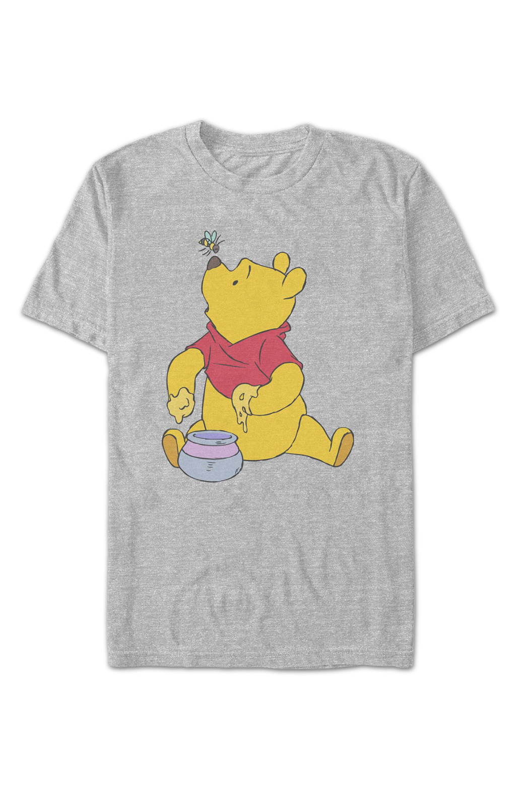 Gray Honey Bee Winnie The Pooh T-Shirt product image 2