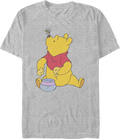Gray Honey Bee Winnie The Pooh T-Shirt product image 1