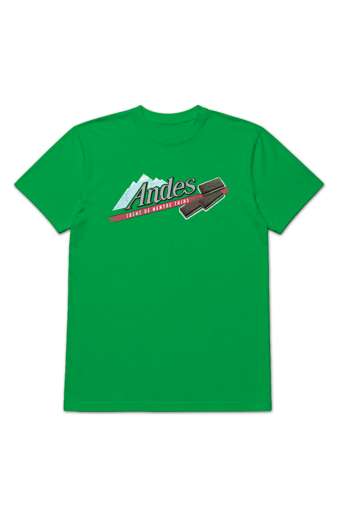 Green Creme De Menthe Thins Andes Chocolate Mints T-Shirt product image 2
