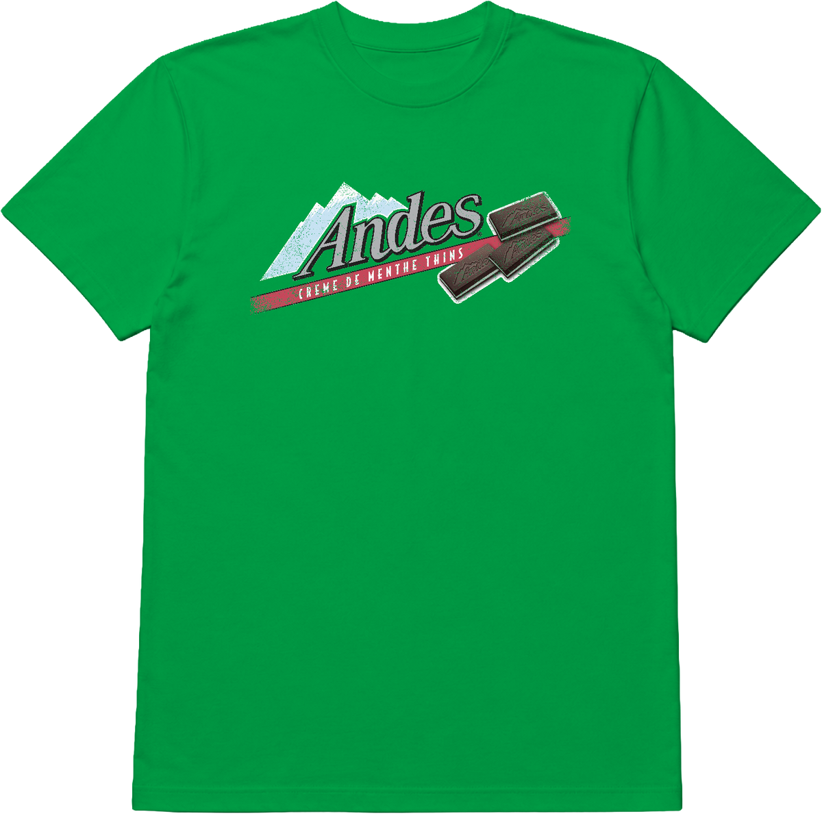Green Creme De Menthe Thins Andes Chocolate Mints T-Shirt product image 1