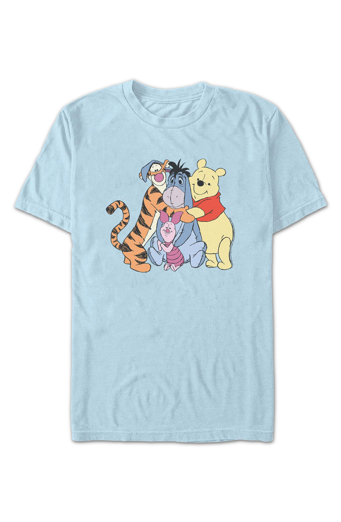 Blue Group Hug Winnie The Pooh T-Shirt product image 2