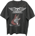 Guitar & Wings Logo Aerosmith Oversized T-Shirt product image 1