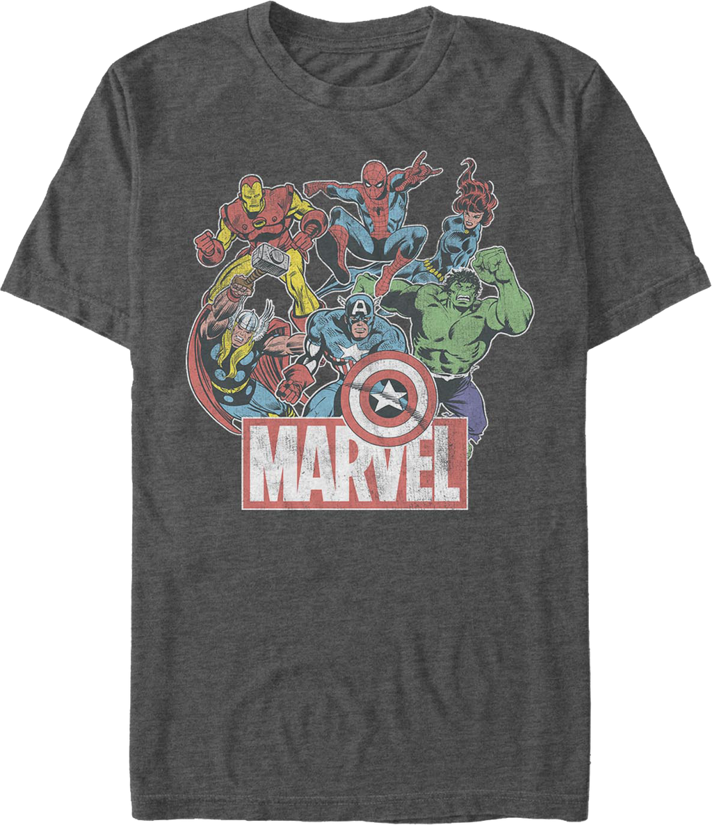 Heroes Assemble Marvel Comics T-Shirt product image 1