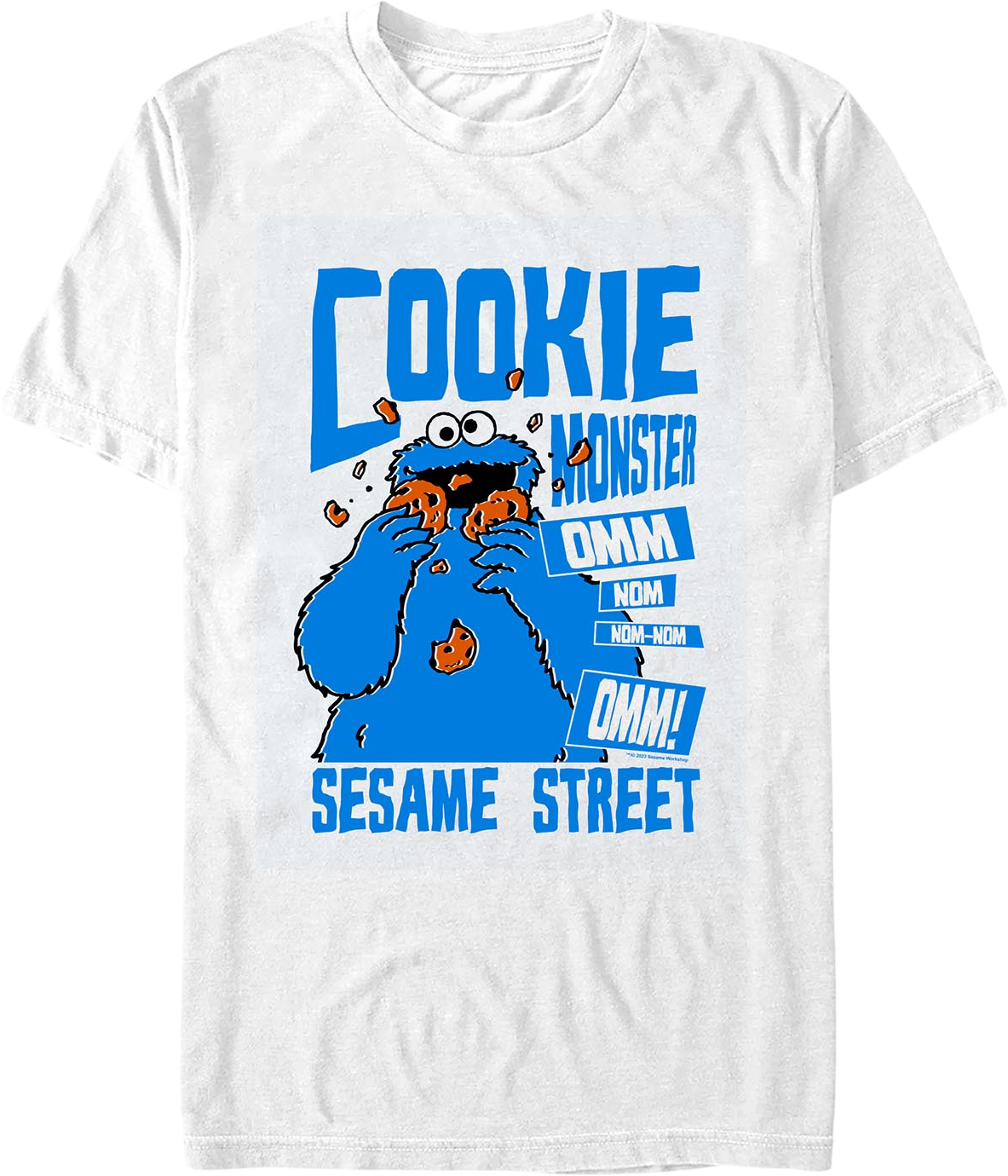 Hungry Cookie Monster Sesame Street T-Shirt product image 1